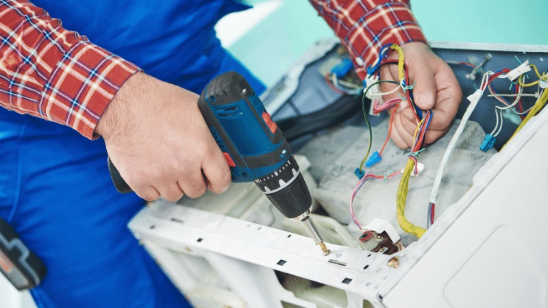 Köprübaşı Samsung Samsung çamaşır makinesi kart tamiri – Su almama arızası orijinal parça ile giderildi. - Teknik servis örneği